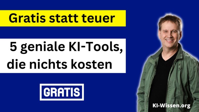 Gratis statt teuer: 5 geniale KI-Tools, die nichts kosten