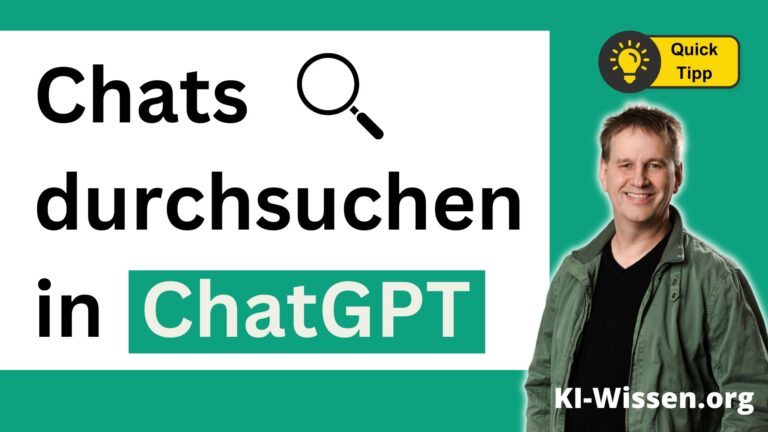 ChatGPT: Chats effizient durchsuchen