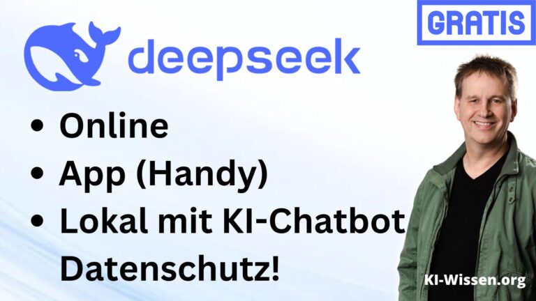 DeepSeek einfach erklärt: Online, mobil & lokal mit Datenschutz!